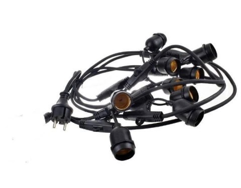 Girlanda świetlna 10m 10szt żarówek filamentowych LED 2W ST45 E27 6000K - zestaw zimna barwa Girlanda świetlna 10m 10szt żarówek filamentowych LED 2W ST45 E27 6000K - zestaw zimna barwa
