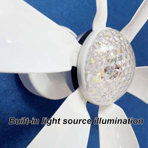 Lampa LED wentylator przenośny z pilotem z regulacją jasności światła USB Lampa LED wentylator przenośny z pilotem z regulacją jasności światła USB
