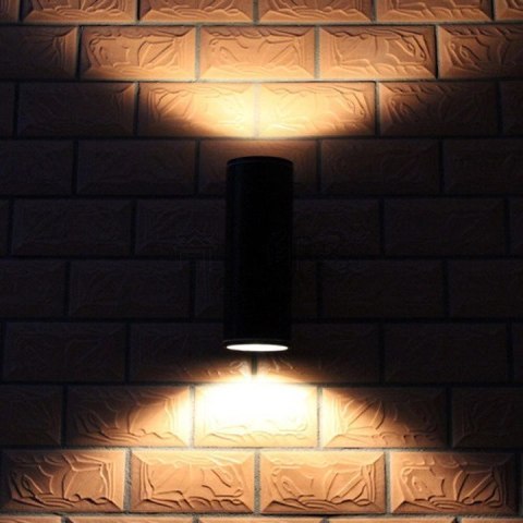 Lampa elewacyjna natynkowa punktowa kinkiet szara 1x9W 1200lm IP65 Kąt świecenia: 45 °