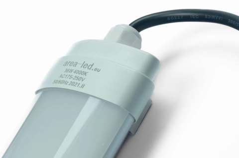 Lampa hermetyczna liniowa płaska LED 120cm 36W 4000K 3000lm