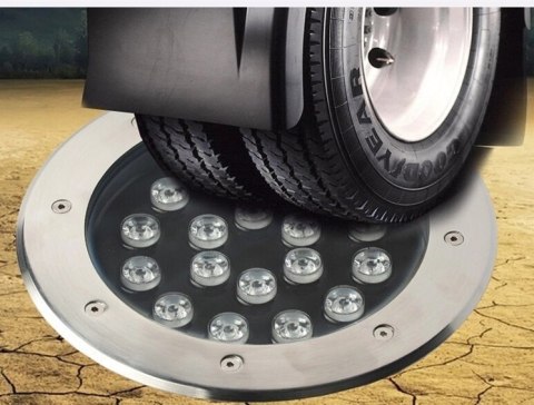 Lampa najazdowa dogruntowa LED 230V 6W 4000-4300K 600lm kąt świecenia 30° IP65