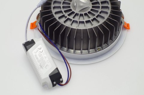 Lampa sufitowa podtynkowa biała 36W 4500K 3550lm 230V