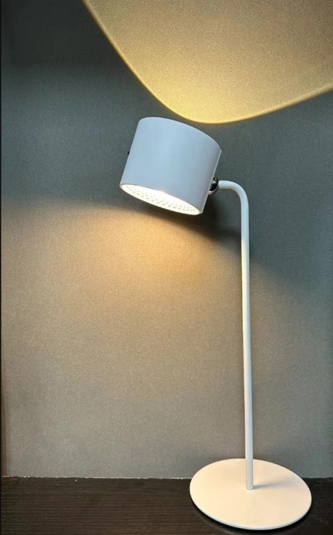 Lampka LED biurkowa kinkiet magnetyczna bezprzewodowa 3w1 biała 10W USB