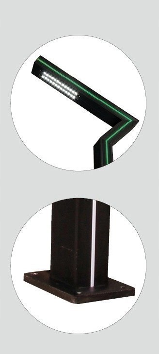 Latarnia uliczna lampa parkowa LED 30W 5500-6000K 3m