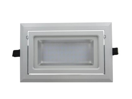 Naświetlacz Spot nastawny prostokątny biały 40W 4500K 4000lm 230V Anti-Flicker
