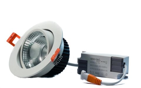 Oczko oprawa sufitowa Downlight COB 12W 4000K 1200lm 230V