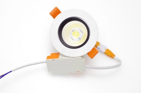 Oczko oprawa sufitowa Downlight COB 7W 3000K 700lm 230V