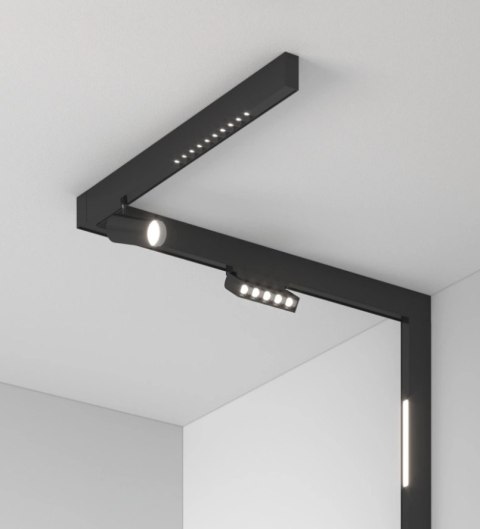 Oświetlenie szynowe magnetyczne 1x SZYNA 1m + 2x10W lampa liniowa + 1x12W lampa liniowa magnetyczna zimna barwa LED Oświetlenie szynowe magnetyczne 1x SZYNA 1m + 2x10W lampa liniowa + 1x12W lampa liniowa magnetyczna zimna barwa LED