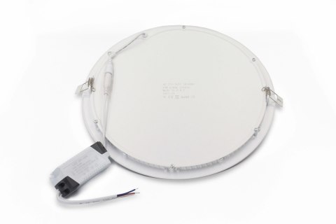 Panel podtynkowy LED 22cm 18W 6000K 1750lm kąt świecenia 120°