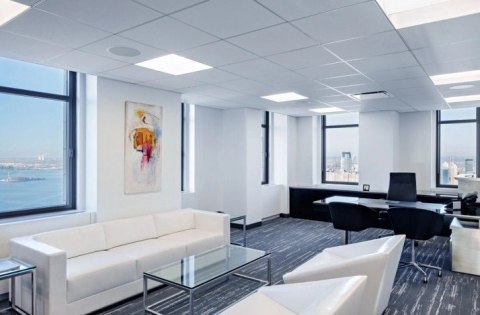 Panel podtynkowy kwadratowy na sufit plafon 60x60 LED 40W 6000K 4000lm kąt świecenia 180° bez zasilacza