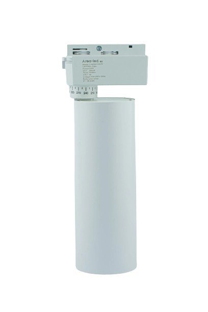 Reflektor LED lampa szynowa biała 20W 1 fazowa 4000K 1800lm kąt świecenia 30°