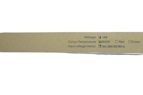 Świetlówka LED T8 aluminium plastik 18W 120cm 4000K 2100lm zasilanie dwustronne