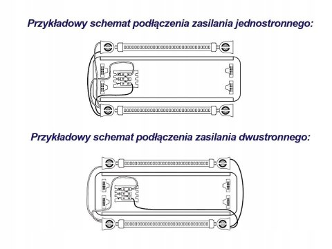 Świetlówka LED T8 aluminium plastik 18W 120cm 6500K 2100lm zasilanie dwustronne
