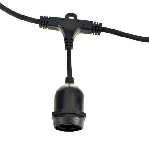 Zestaw girlanda ogrodowa żarówkowa 20m 20pkt+20szt żarówka vintage retro Edison Filament LED 1W ST45 E27 2300K Zestaw girlanda ogrodowa żarówkowa 20m 20pkt+20szt żarówka vintage retro Edison Filament LED 1W ST45 E27 2300K