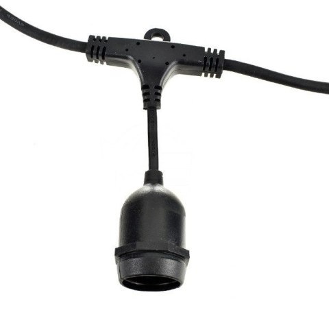 Zestaw girlanda ogrodowa żarówkowa 20m 20pkt + 20szt żarówka vintage retro Edison Filament LED 2W G45 E27 2300K Zestaw girlanda ogrodowa żarówkowa 20m 20pkt + 20szt żarówka vintage retro Edison Filament LED 2W G45 E27 2300K