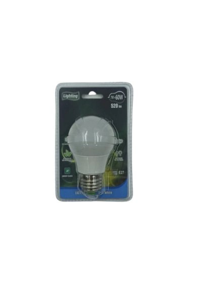 Żarówka LED bulb E27 7W 520lm 6000K biała zimna Żarówka LED bulb E27 7W 520lm 6000K biała zimna