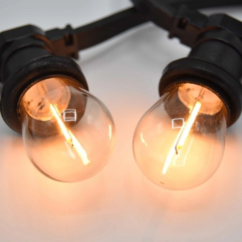Żarówka vintage retro Edison Filament LED 1W ST45 E27 2800K barwa ciepła