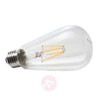 Zestaw girlanda ogrodowa żarówkowa 5m 5pkt+5szt żarówka vintage Edison LED ST64 E27 4000K